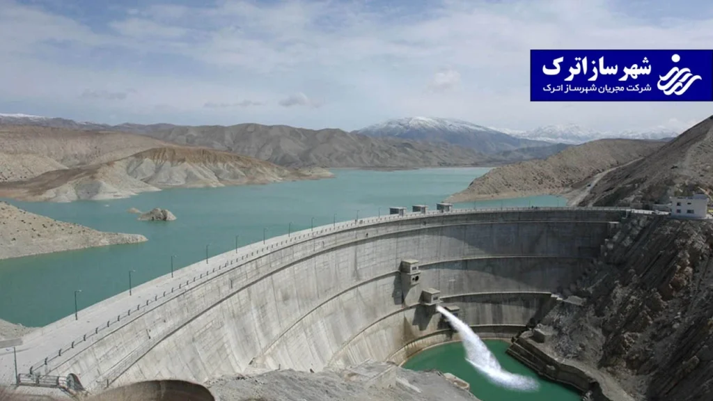 تصویر سد سیمانی در خزاسان شمالی